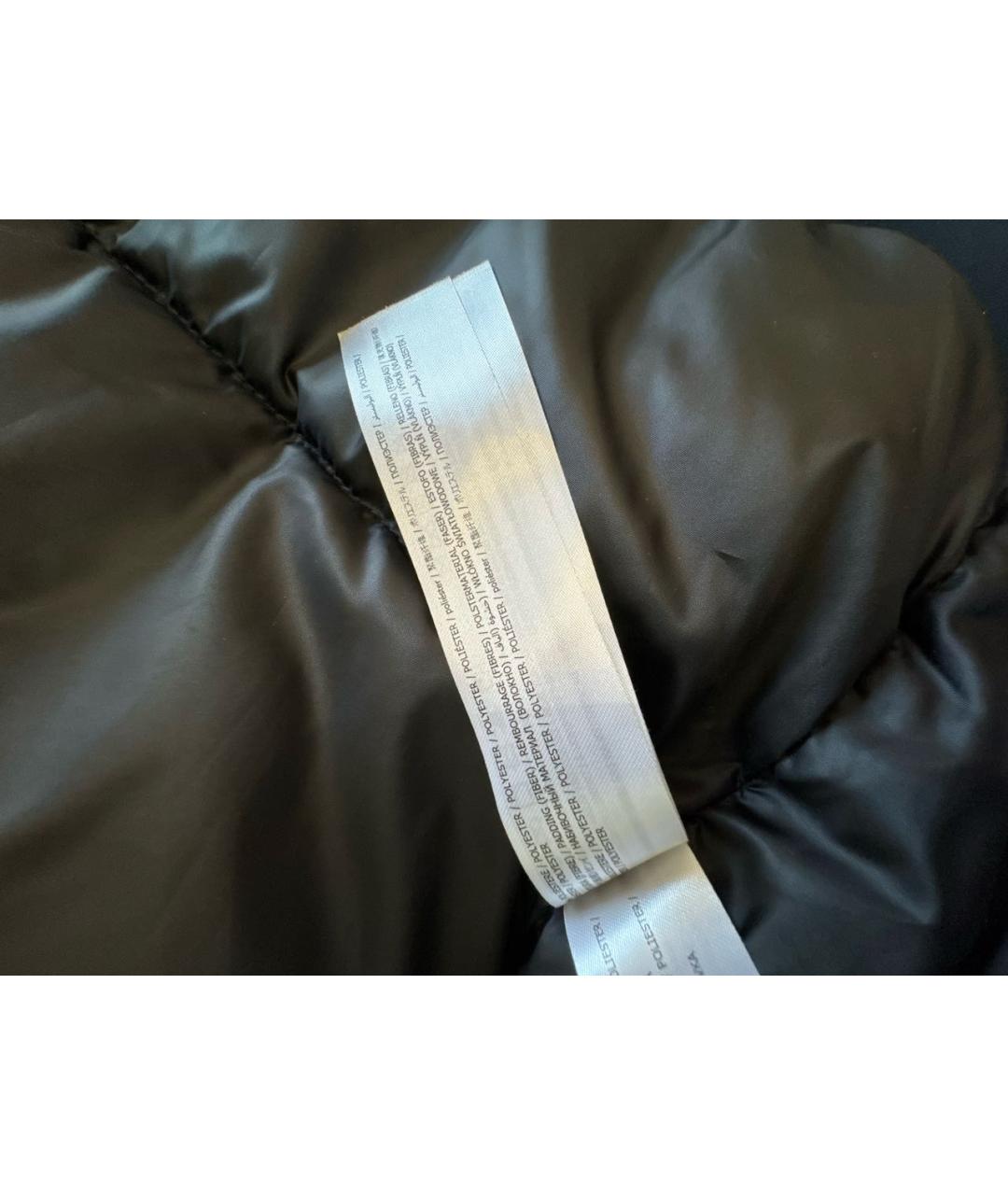 TWIN-SET Черный полиэстеровый жилет, фото 7