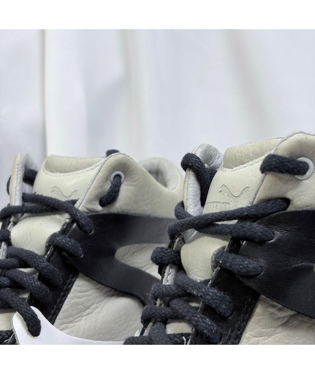 ALEXANDER MCQUEEN Бежевые кожаные ботильоны, фото 3