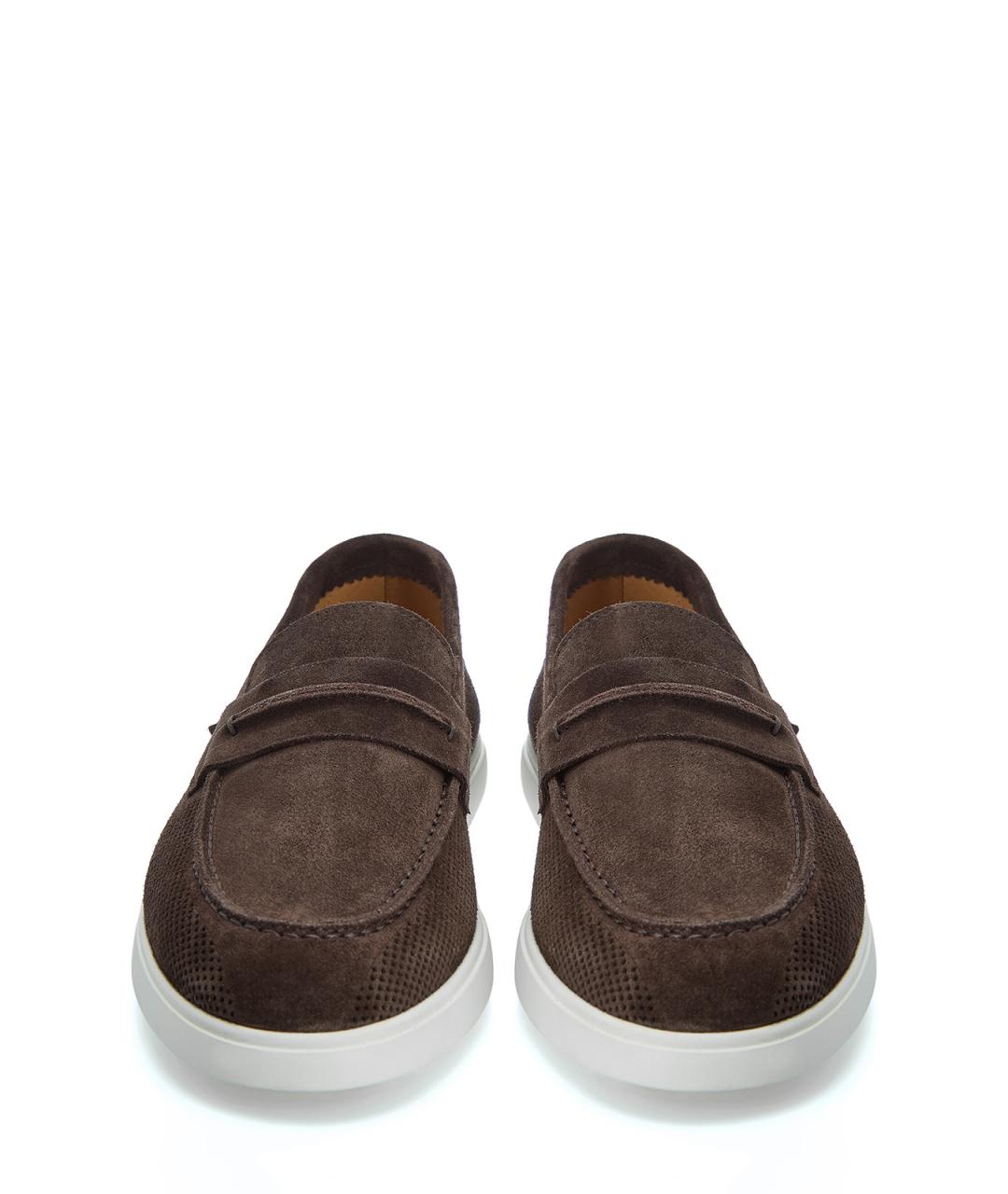 BARRETT Коричневые замшевые лоферы, фото 6