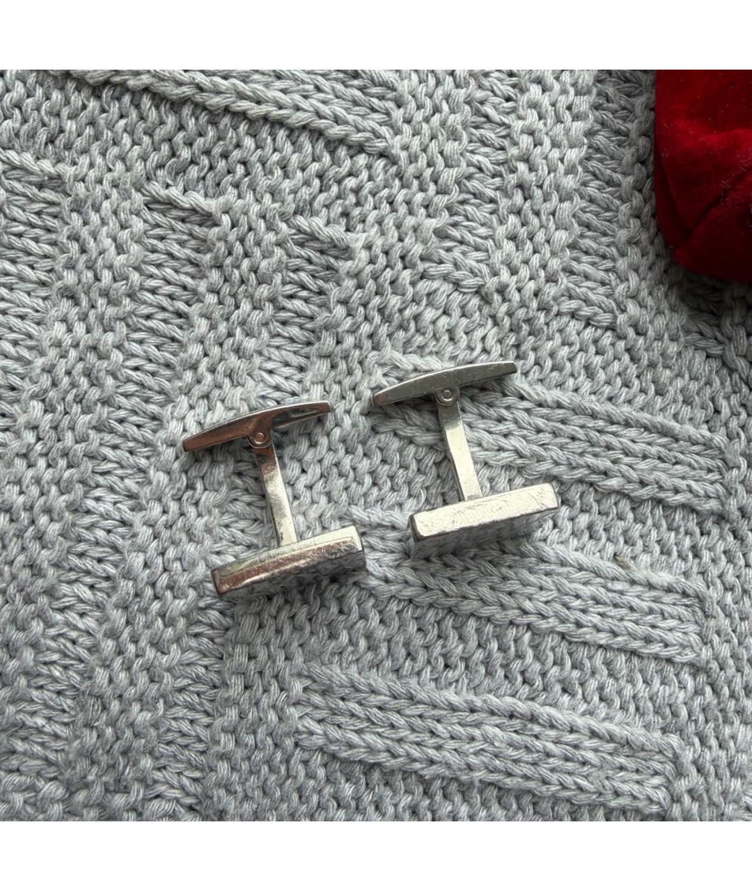 CARTIER Серебряные серебряные запонки, фото 4