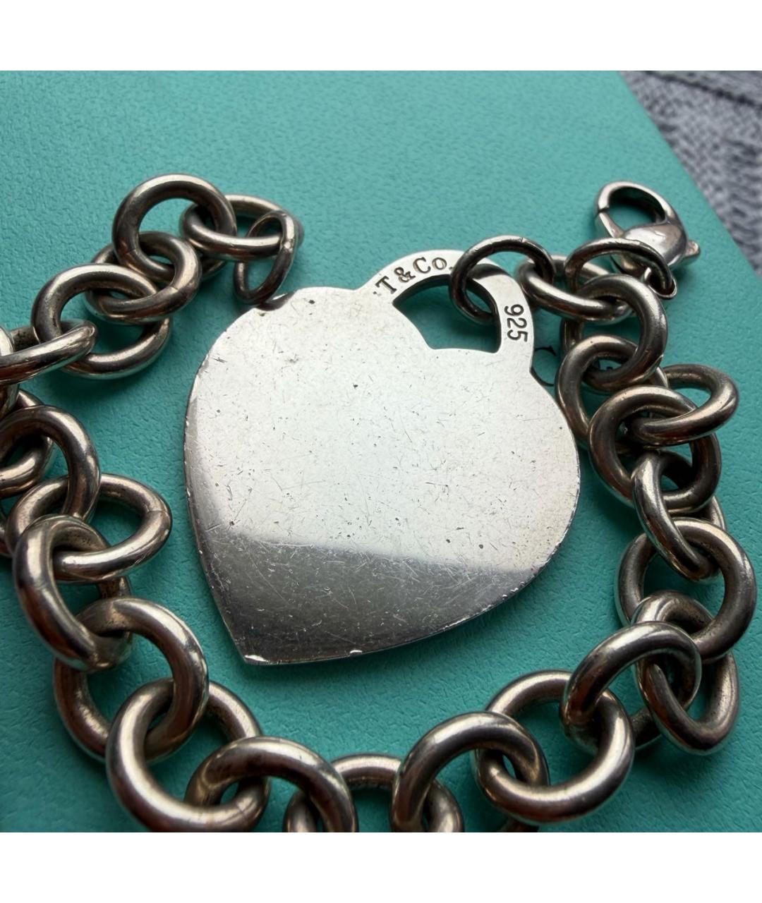 TIFFANY&CO Серебрянный серебряный браслет, фото 4