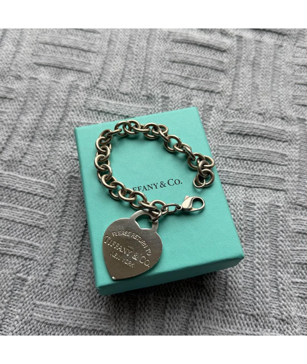 TIFFANY&CO Серебрянный серебряный браслет, фото 2