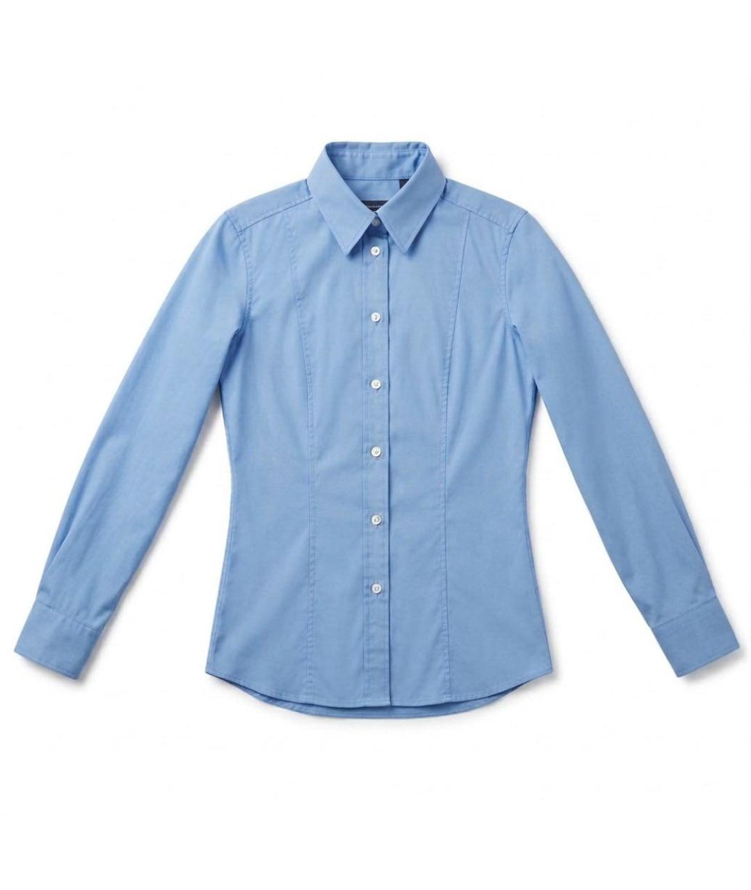 CALVIN KLEIN Голубая хлопковая рубашка, фото 1