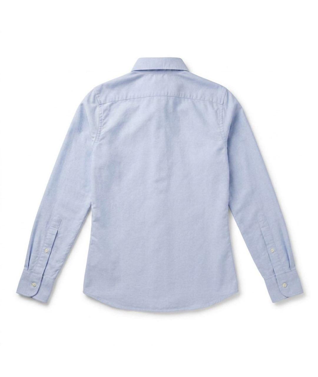 CALVIN KLEIN Голубая хлопковая рубашка, фото 2