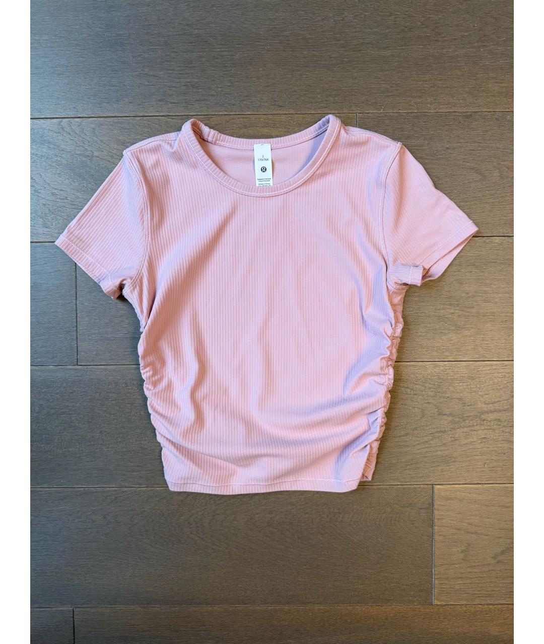 Lululemon Розовая футболка, фото 7