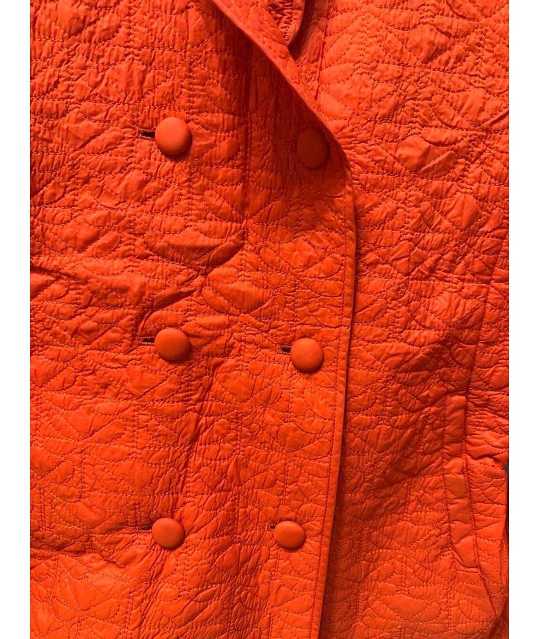 ARMANI JEANS Оранжевая полиамидовая куртка, фото 4