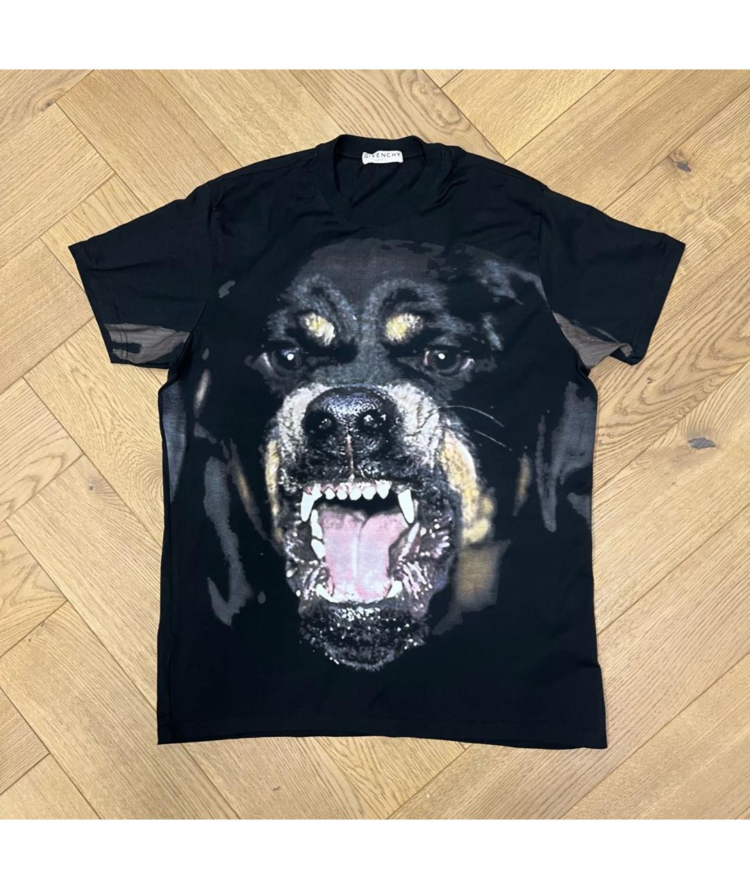 GIVENCHY Черная хлопковая футболка, фото 7