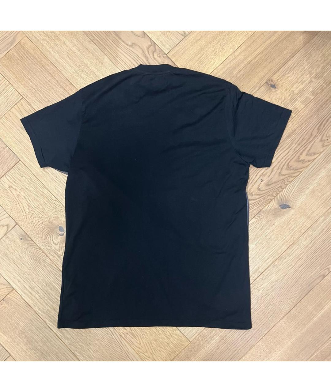 GIVENCHY Черная хлопковая футболка, фото 2