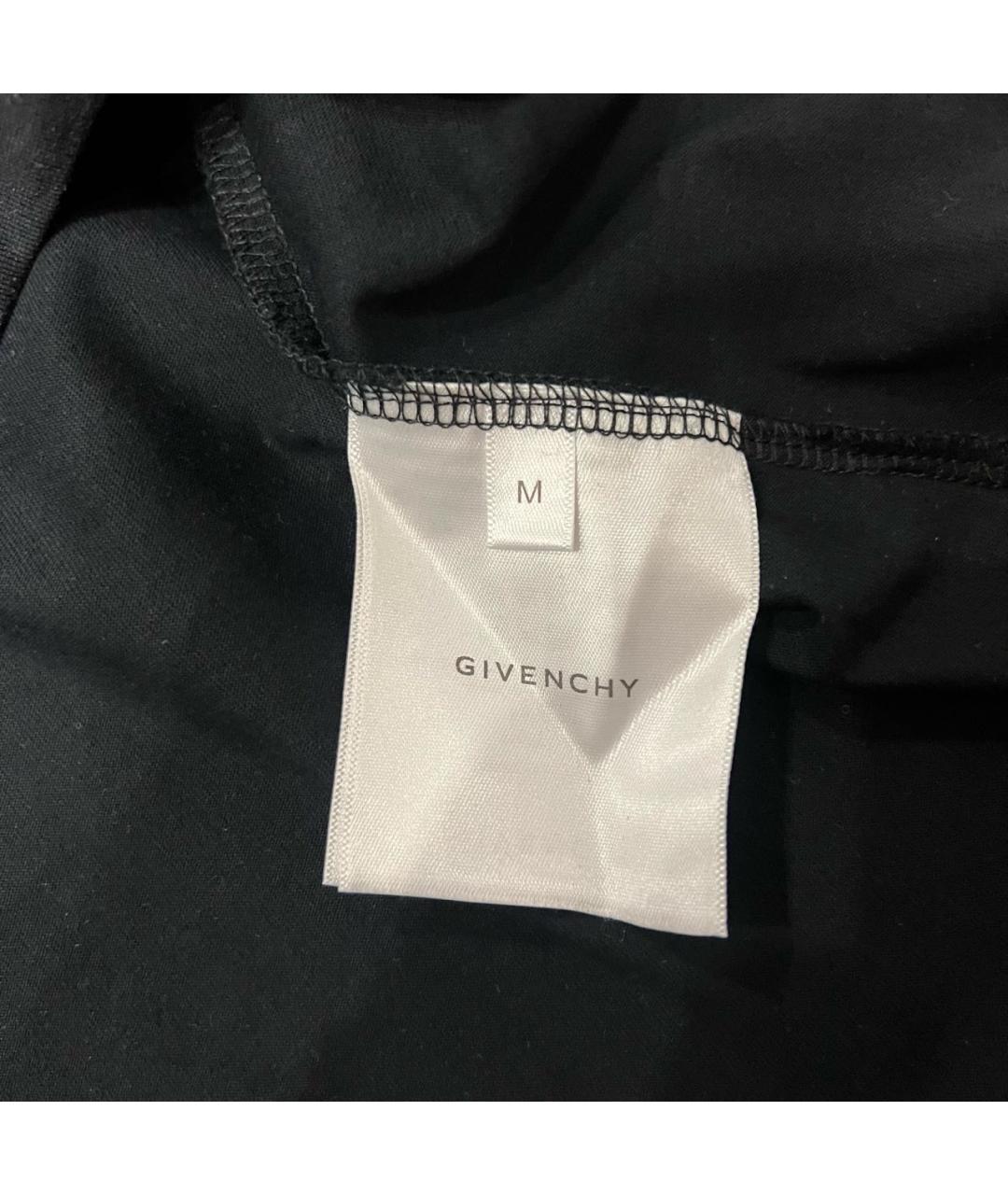 GIVENCHY Черная хлопковая футболка, фото 5
