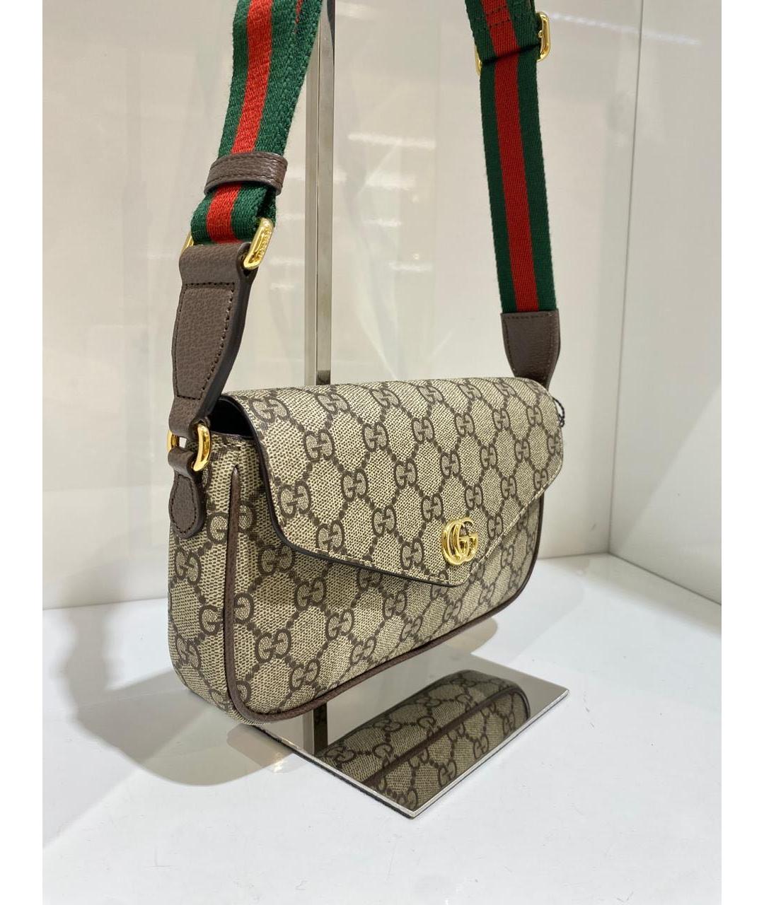 GUCCI Мульти кожаная сумка через плечо, фото 2