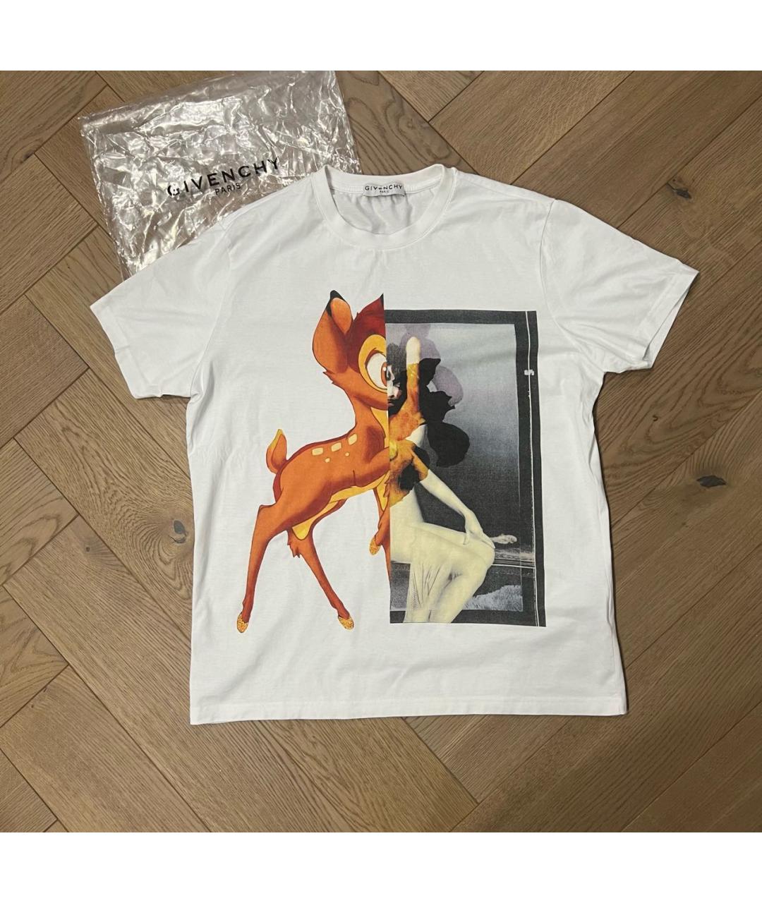 GIVENCHY Белая хлопковая футболка, фото 7