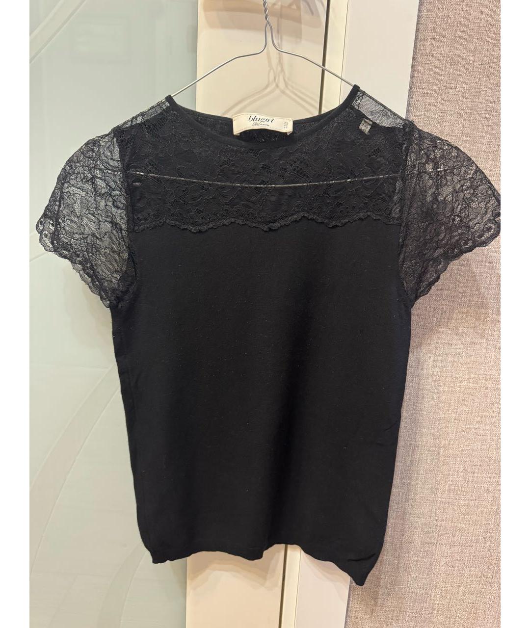 BLUGIRL Черный вискозный джемпер / свитер, фото 7