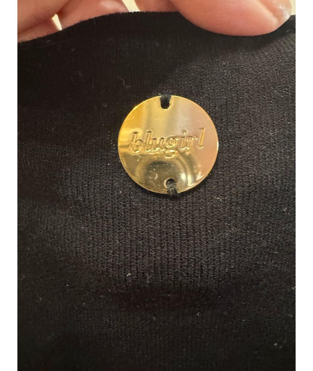 BLUGIRL Черный вискозный джемпер / свитер, фото 6