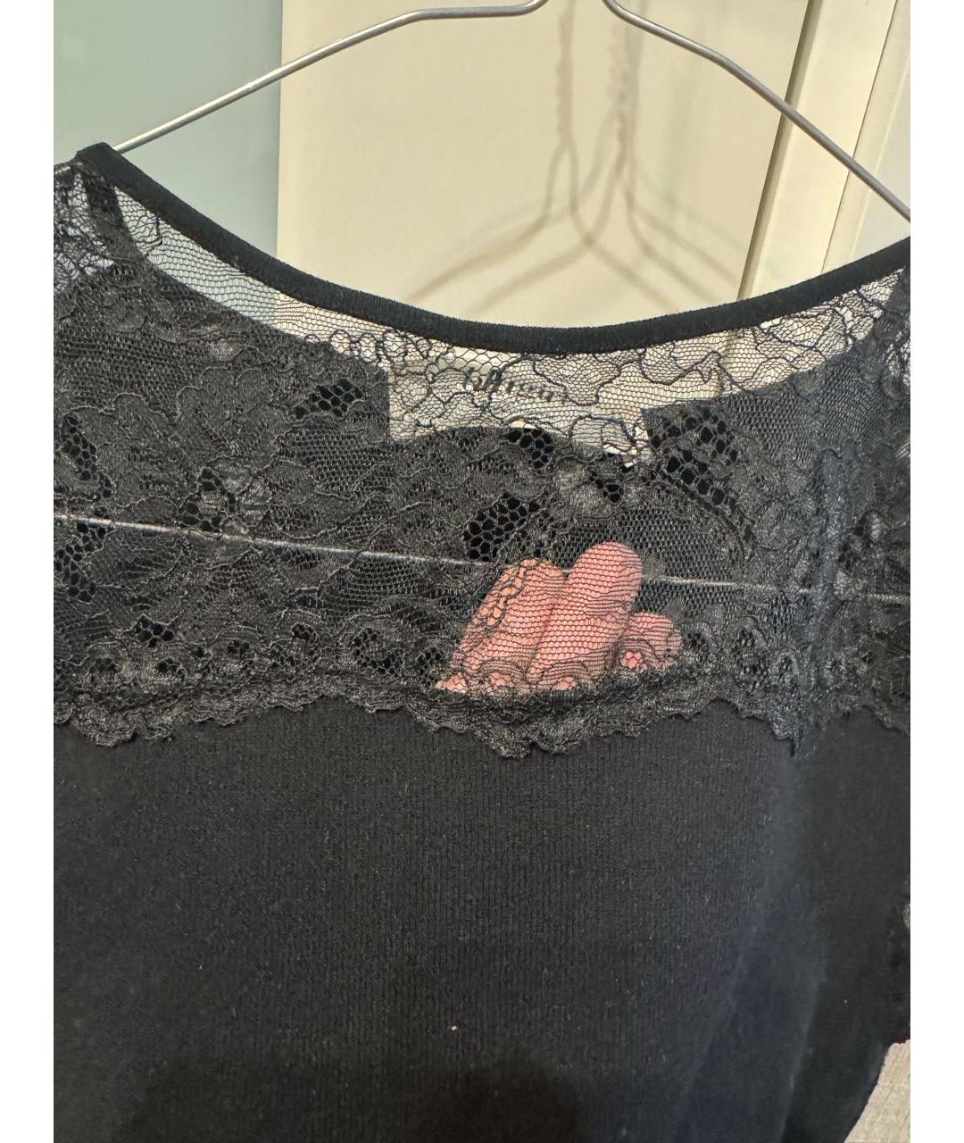 BLUGIRL Черный вискозный джемпер / свитер, фото 4