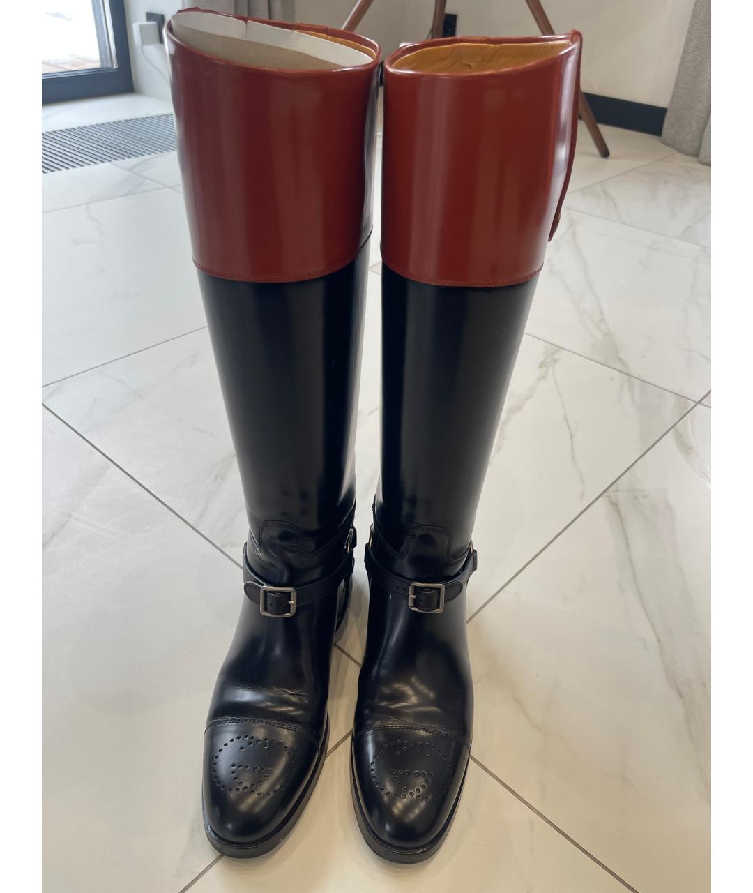 GUCCI Кожаные сапоги, фото 2