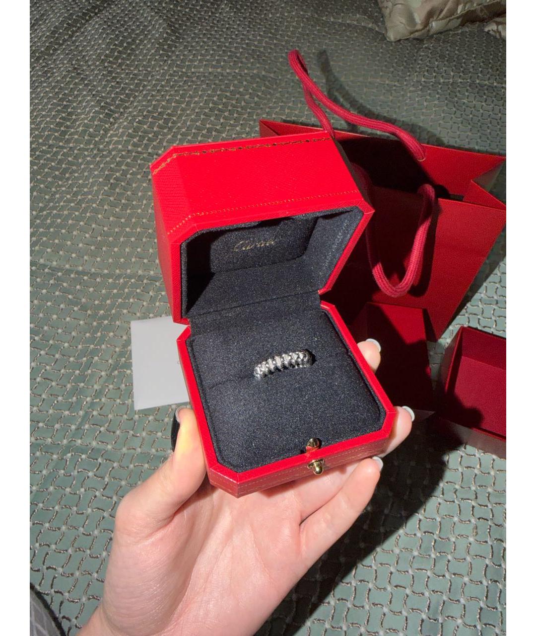 CARTIER Белое кольцо из белого золота, фото 5