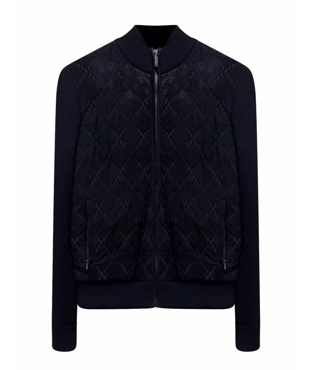 ZILLI Черный хлопковый кардиган, фото 1