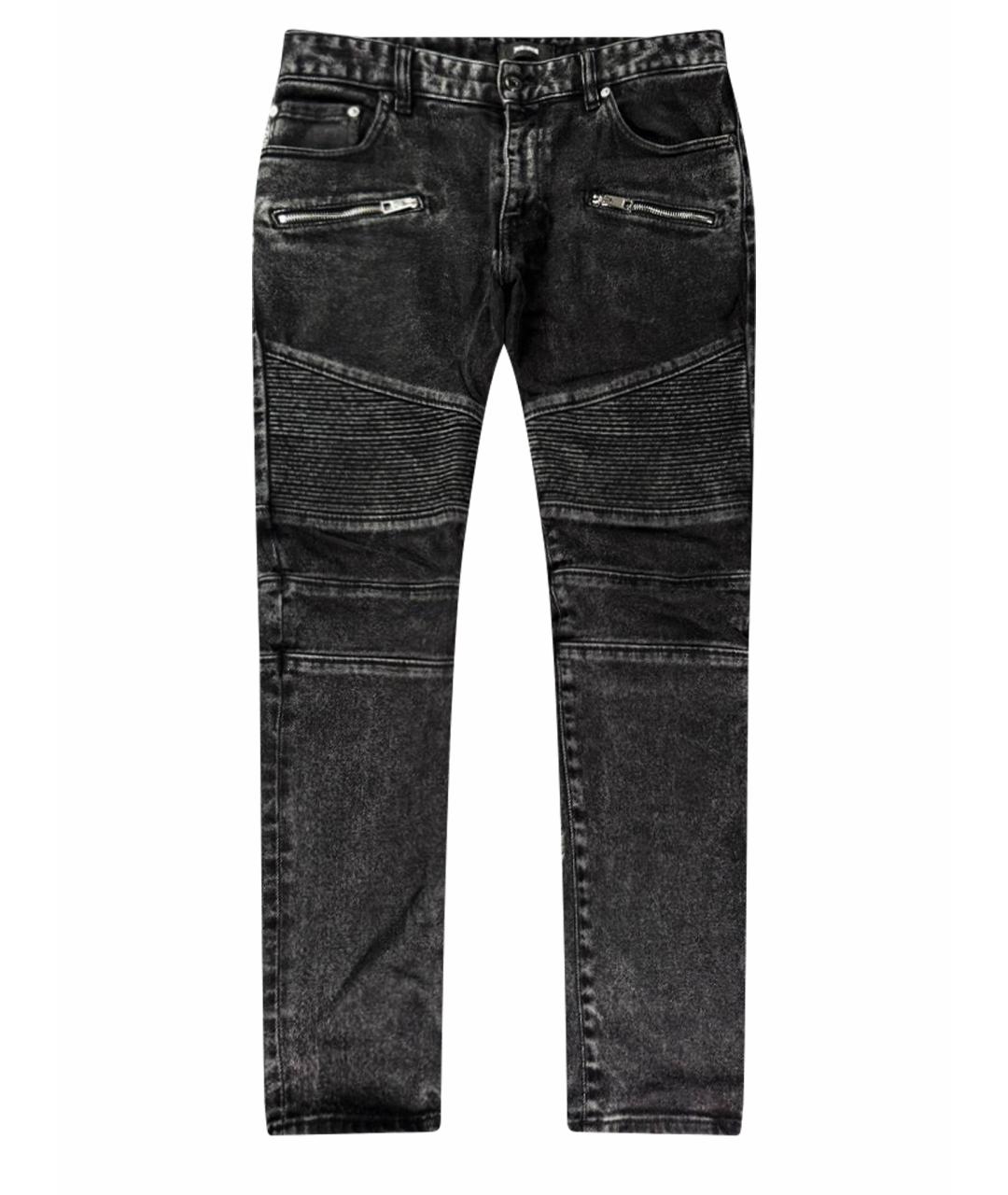 JUST CAVALLI Черные хлопковые джинсы скинни, фото 1