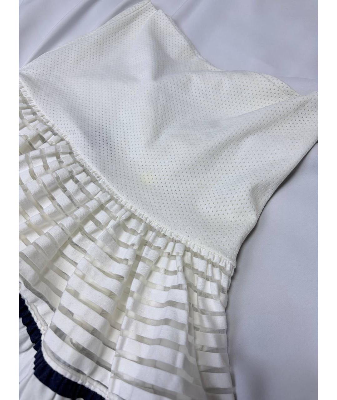 JEAN PAUL GAULTIER Темно-синяя хлопко-эластановая юбка миди, фото 2