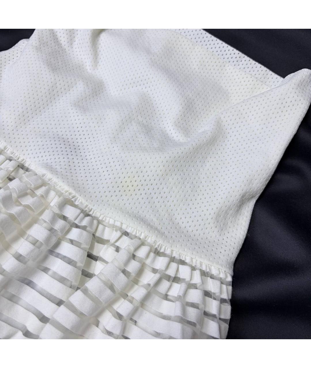 JEAN PAUL GAULTIER Темно-синяя хлопко-эластановая юбка миди, фото 4