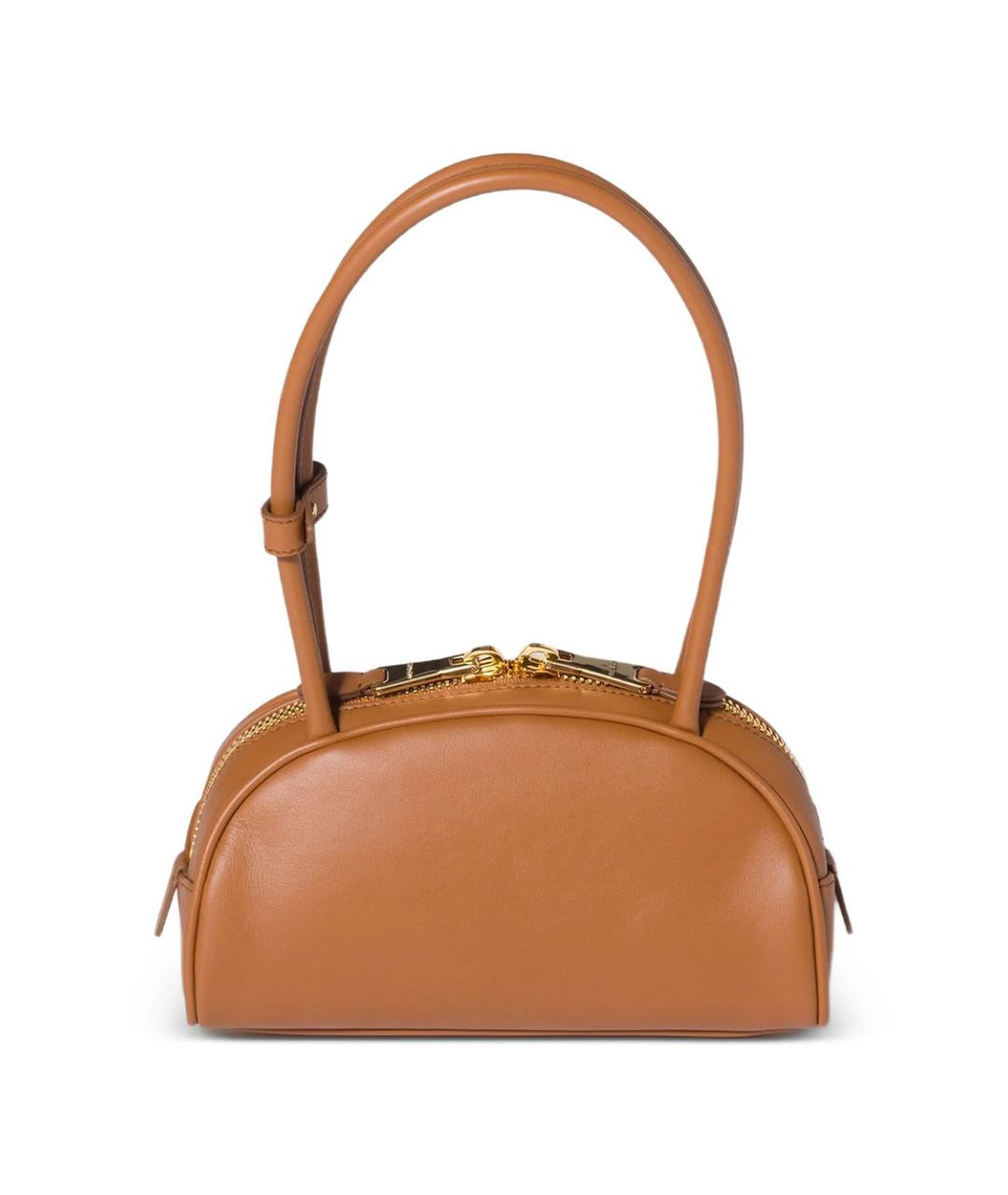 MIU MIU Коричневая кожаная сумка через плечо, фото 3