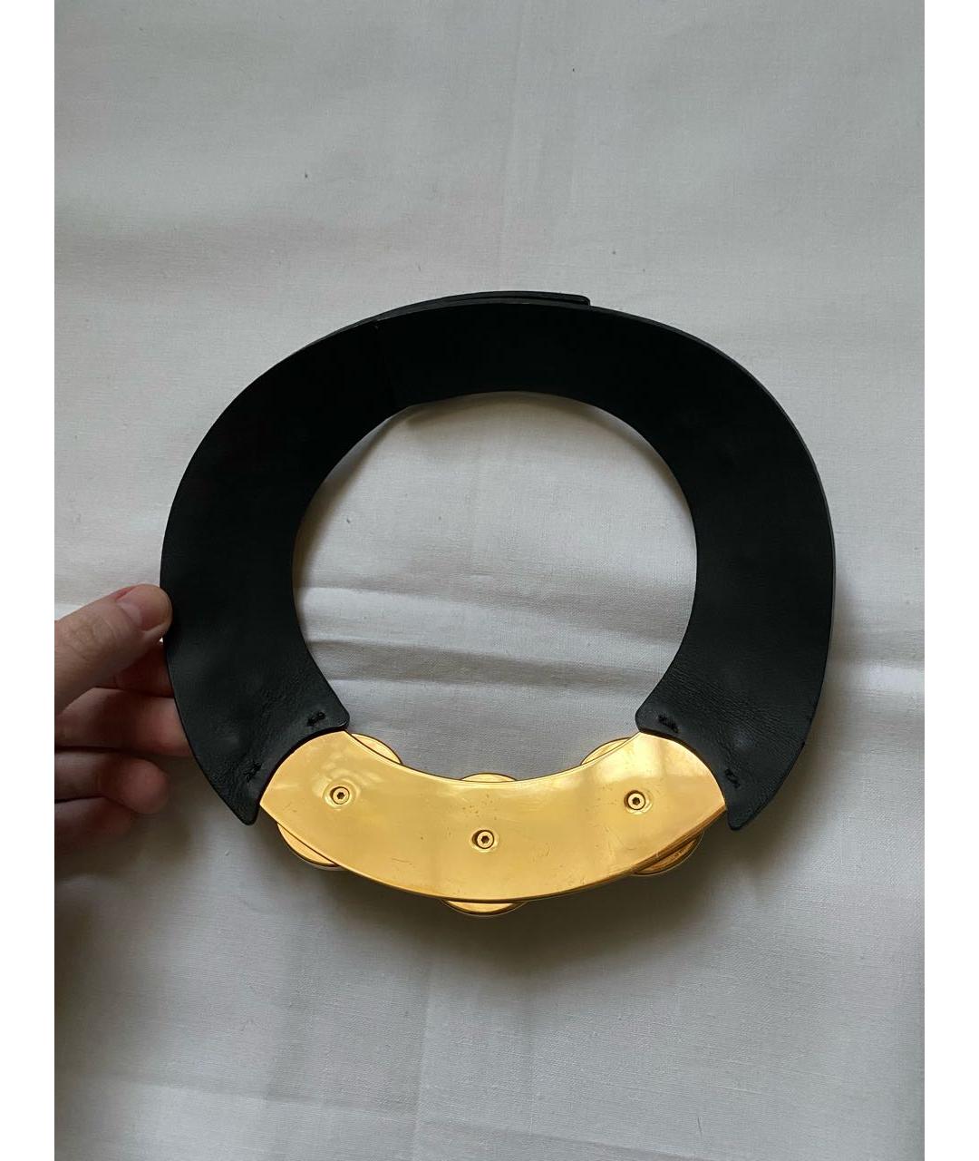 MARNI Черное кожаное колье, фото 4