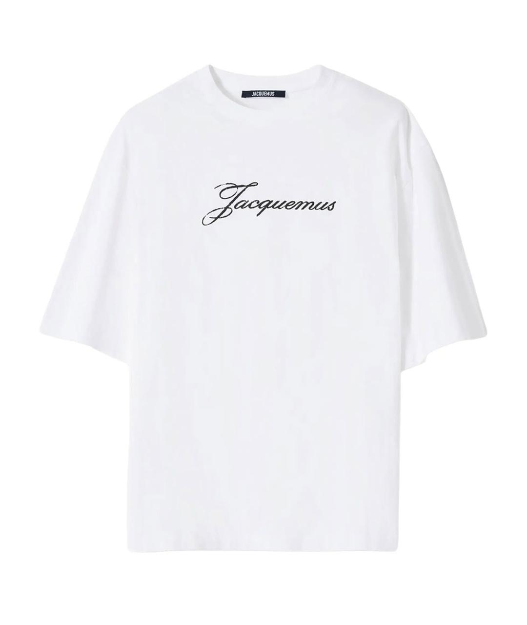 JACQUEMUS Хлопковая футболка, фото 1