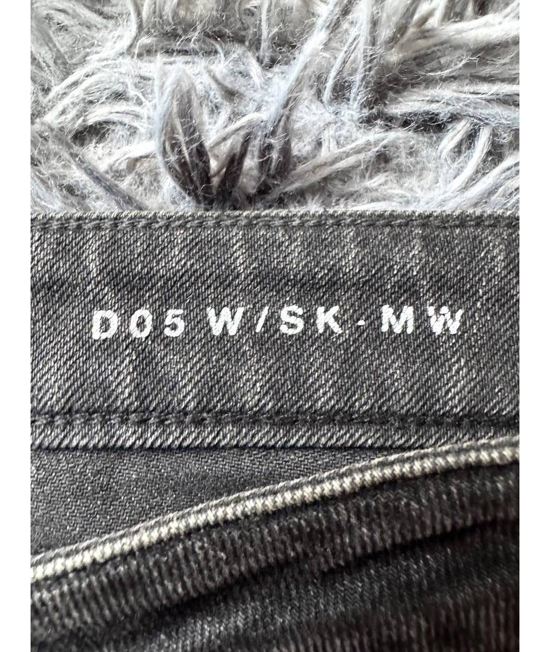 SAINT LAURENT Черные хлопковые джинсы скинни, фото 7