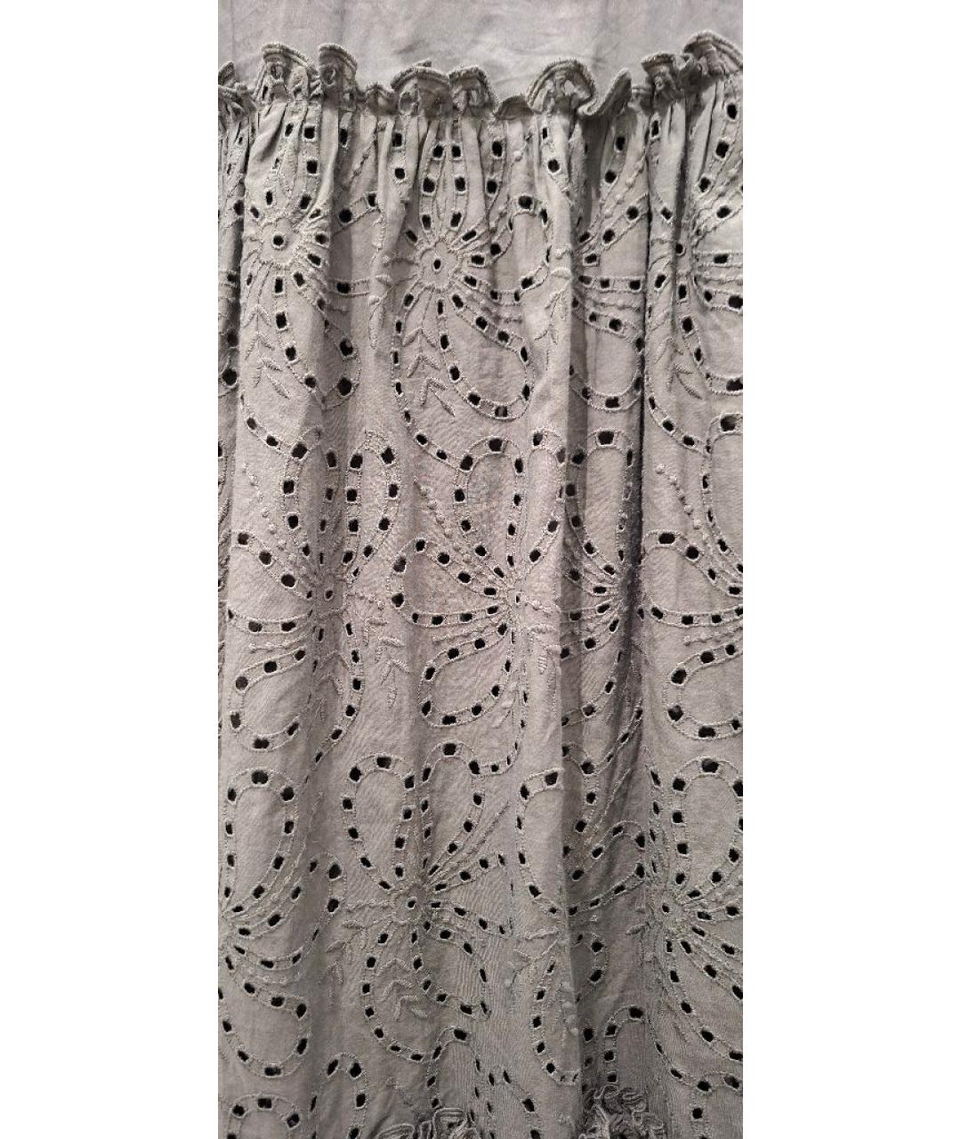 D.EXTERIOR Хаки хлопковый сарафан, фото 4