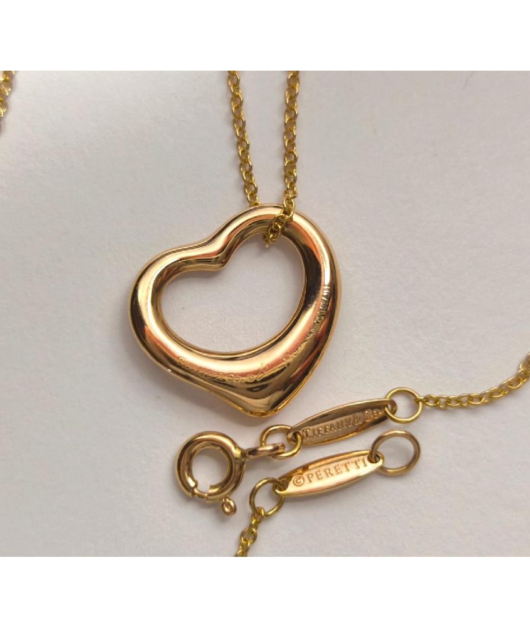 TIFFANY&CO Желтая подвеска из желтого золота, фото 4