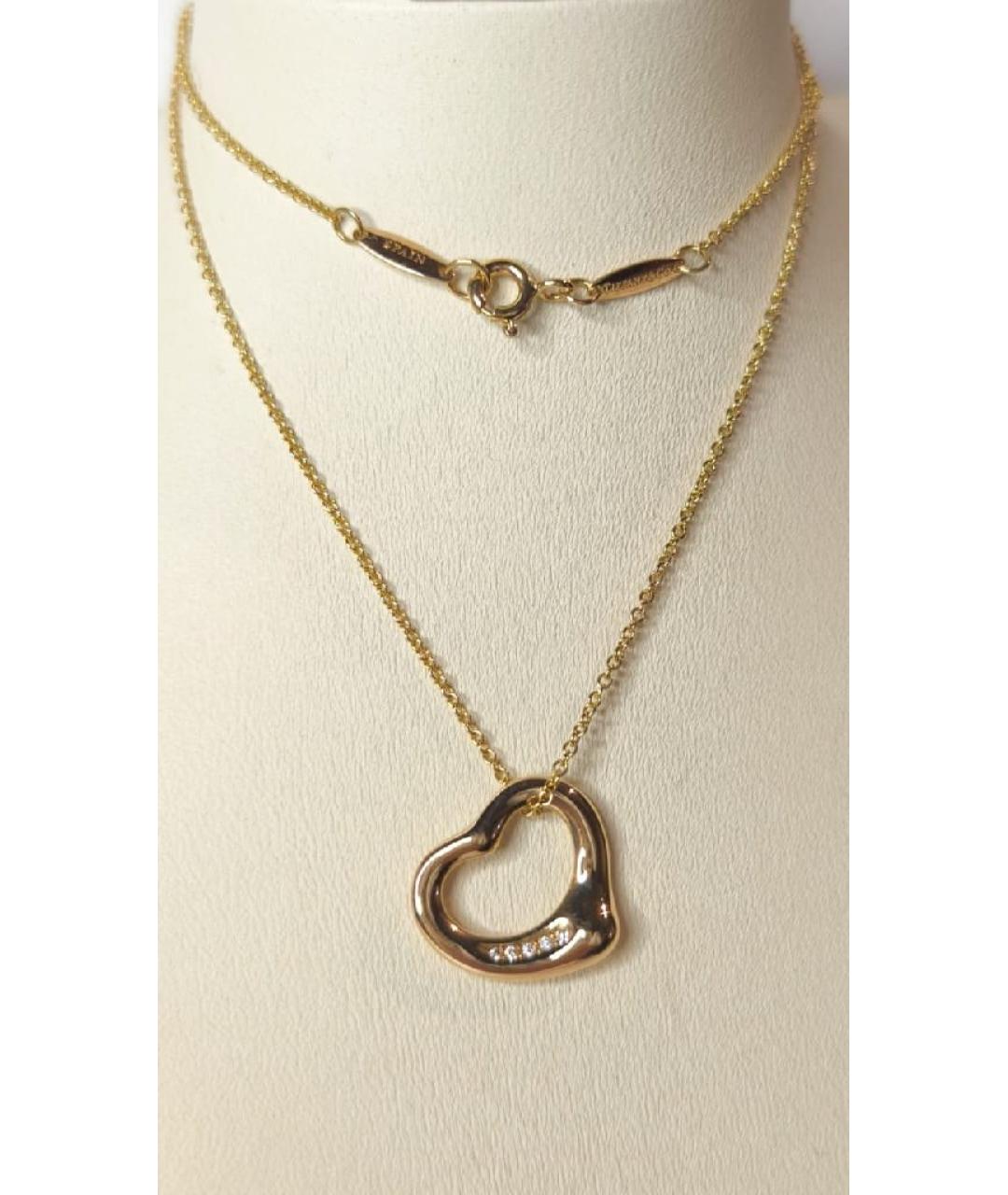 TIFFANY&CO Желтая подвеска из желтого золота, фото 2