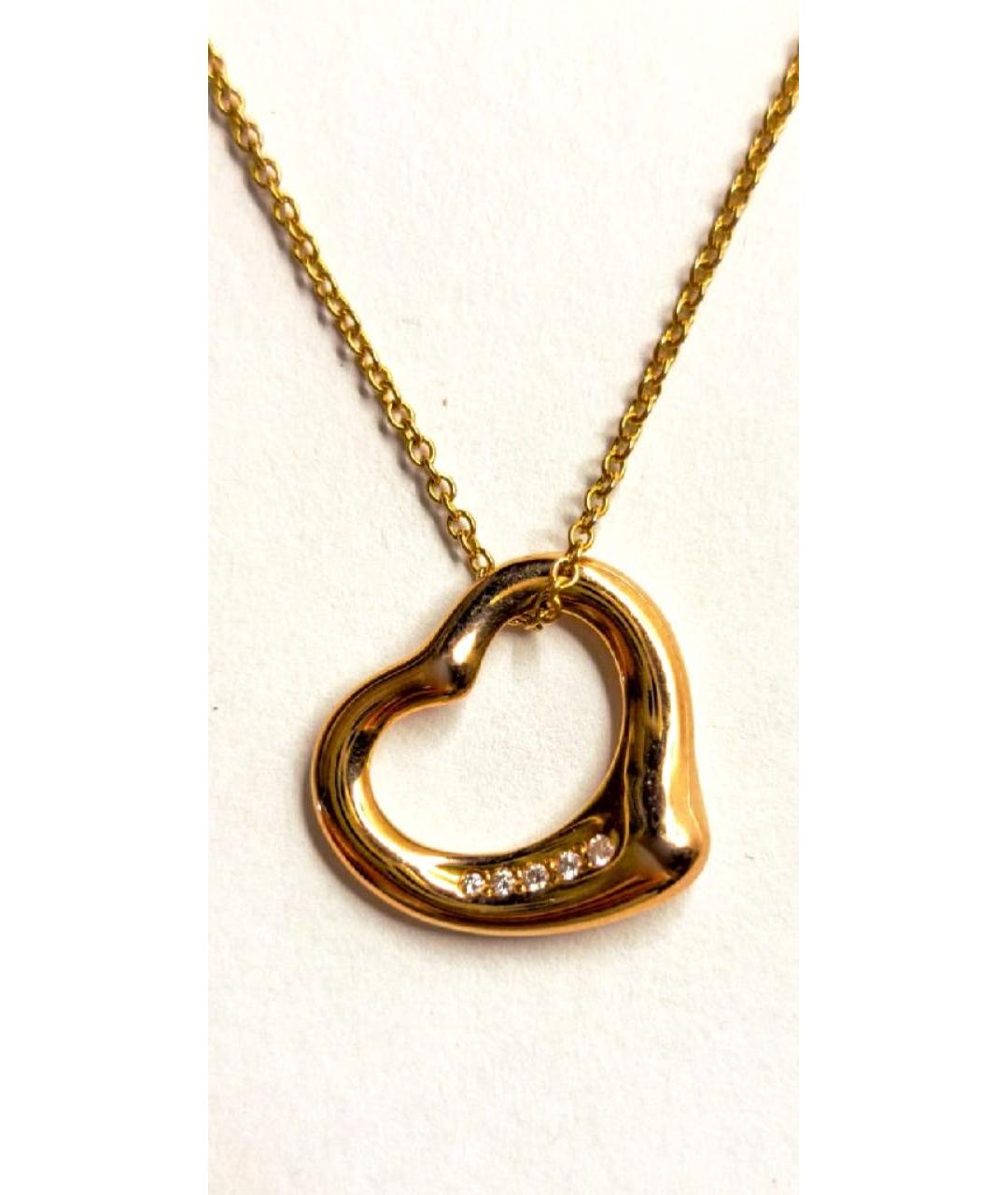 TIFFANY&CO Желтая подвеска из желтого золота, фото 3