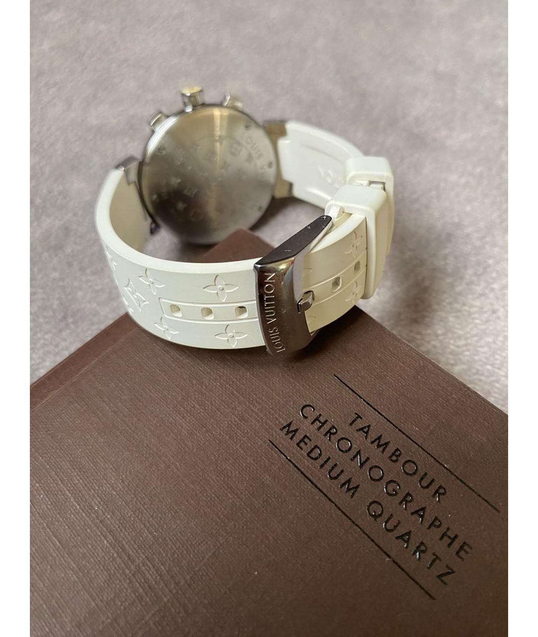 LOUIS VUITTON Белые металлические часы, фото 2