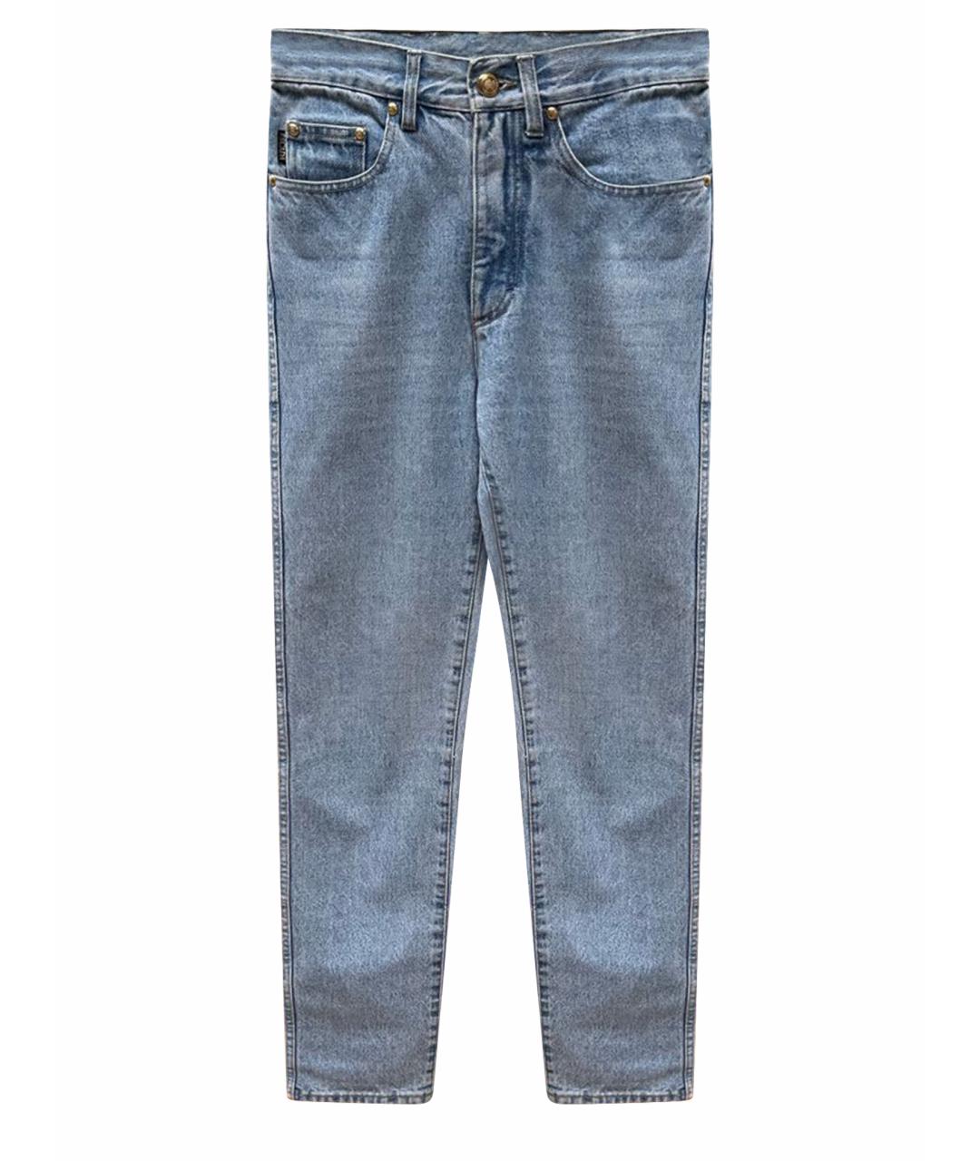 ESCADA Голубые хлопковые прямые джинсы, фото 1