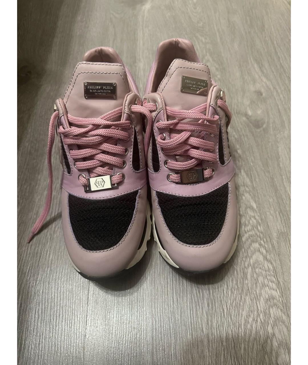 3.1 PHILLIP LIM Розовые кожаные кроссовки, фото 2