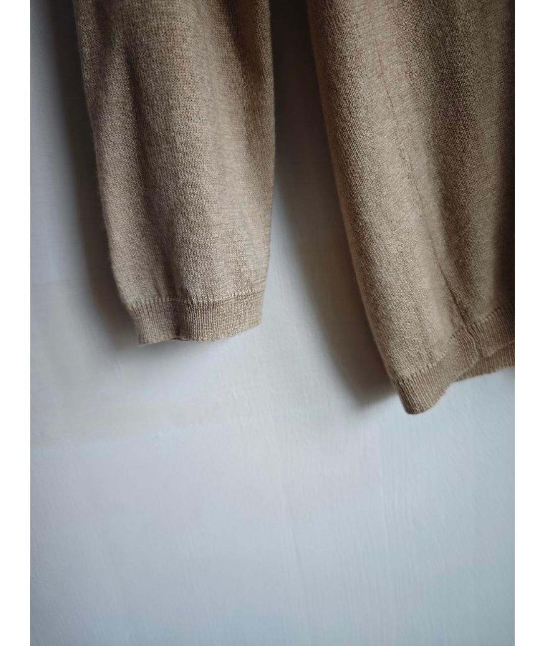 MAX MARA Бежевый кашемировый джемпер / свитер, фото 4