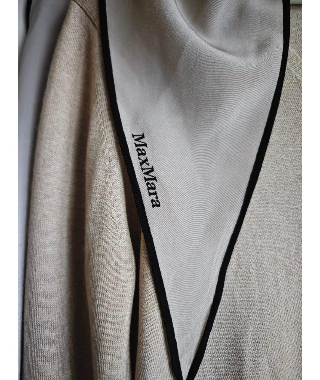 MAX MARA Бежевый кашемировый джемпер / свитер, фото 3