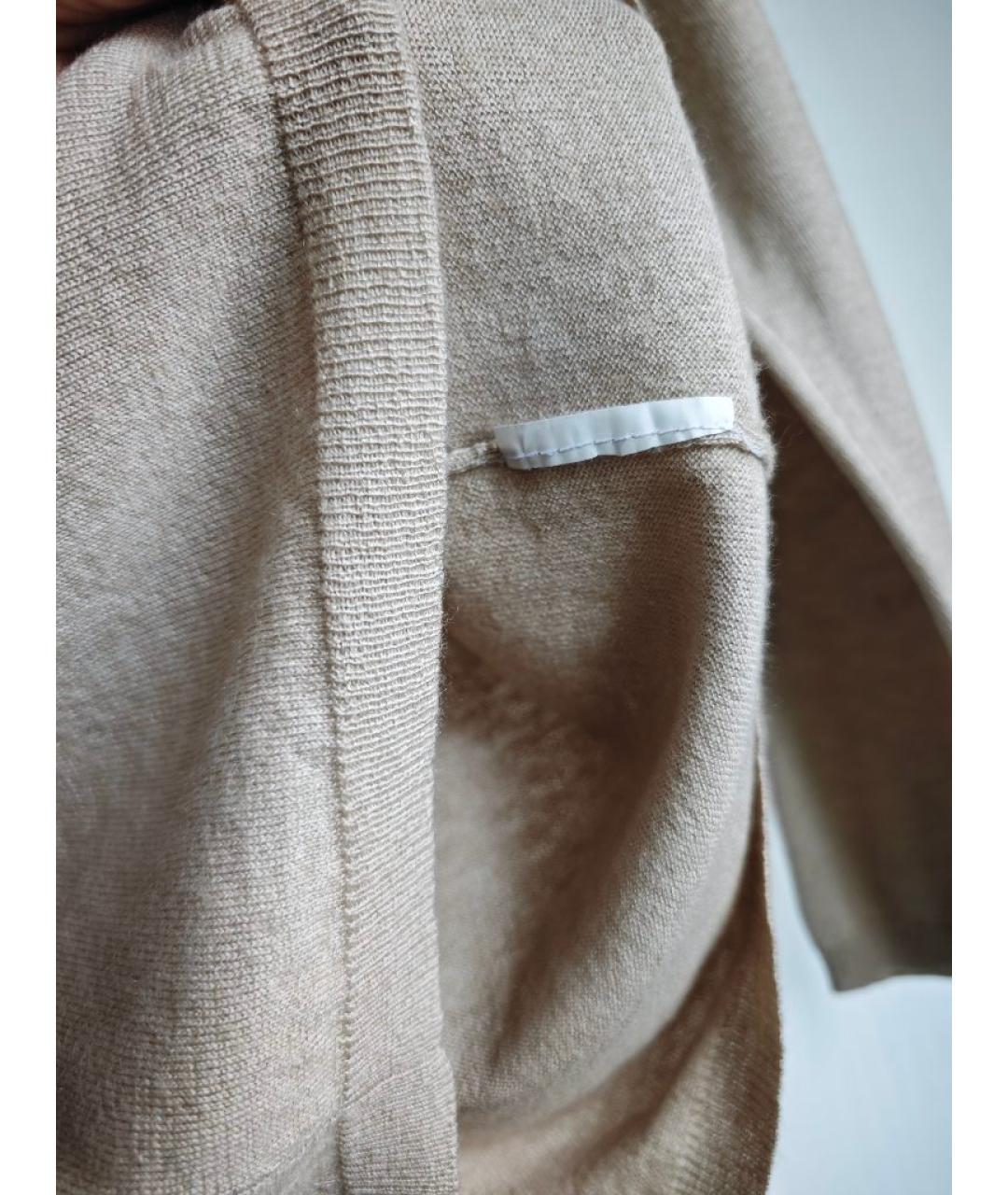 MAX MARA Бежевый кашемировый джемпер / свитер, фото 5