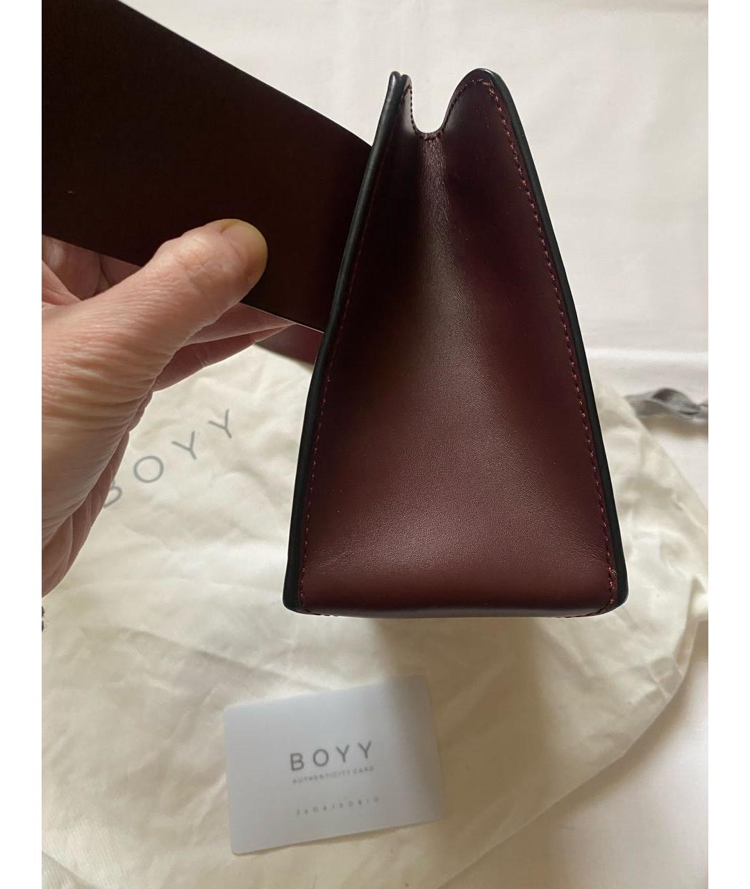 BOYY Бордовая кожаная поясная сумка, фото 2