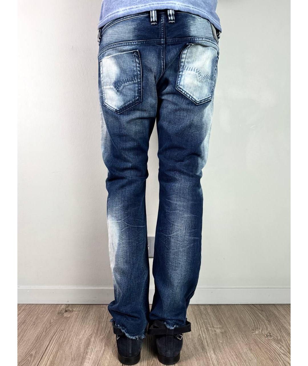 DIESEL Синие хлопковые джинсы скинни, фото 4