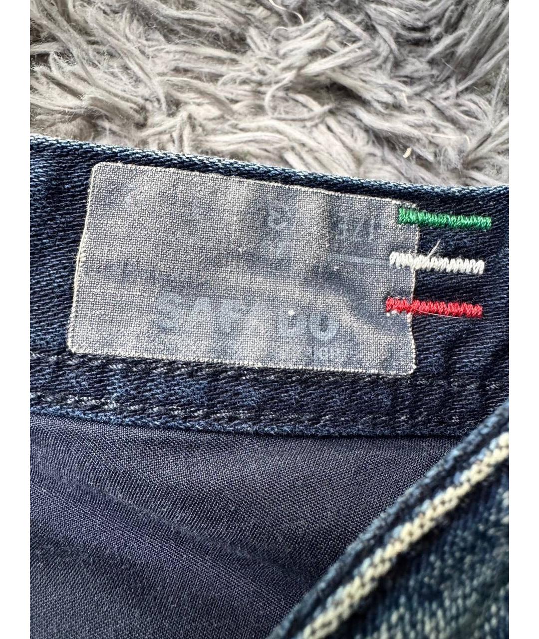 DIESEL Синие хлопковые джинсы скинни, фото 7