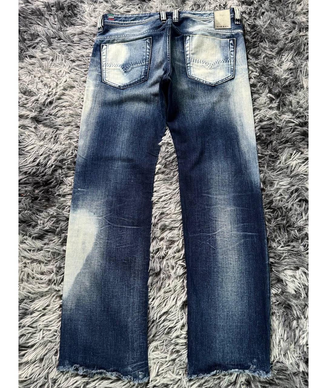 DIESEL Синие хлопковые джинсы скинни, фото 2