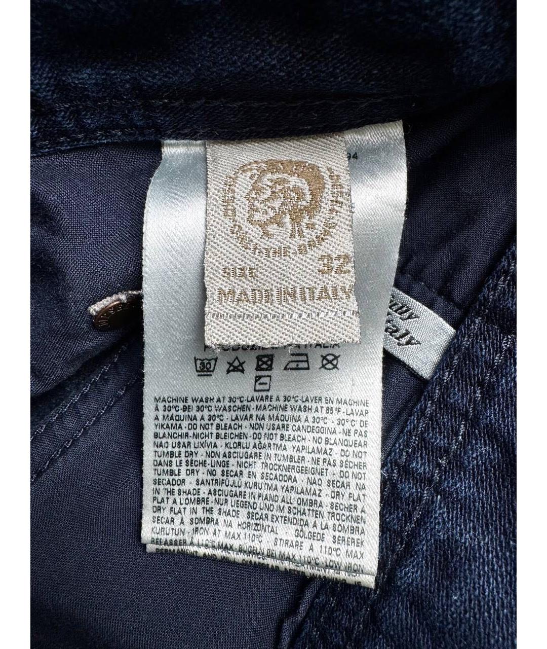 DIESEL Синие хлопковые джинсы скинни, фото 6