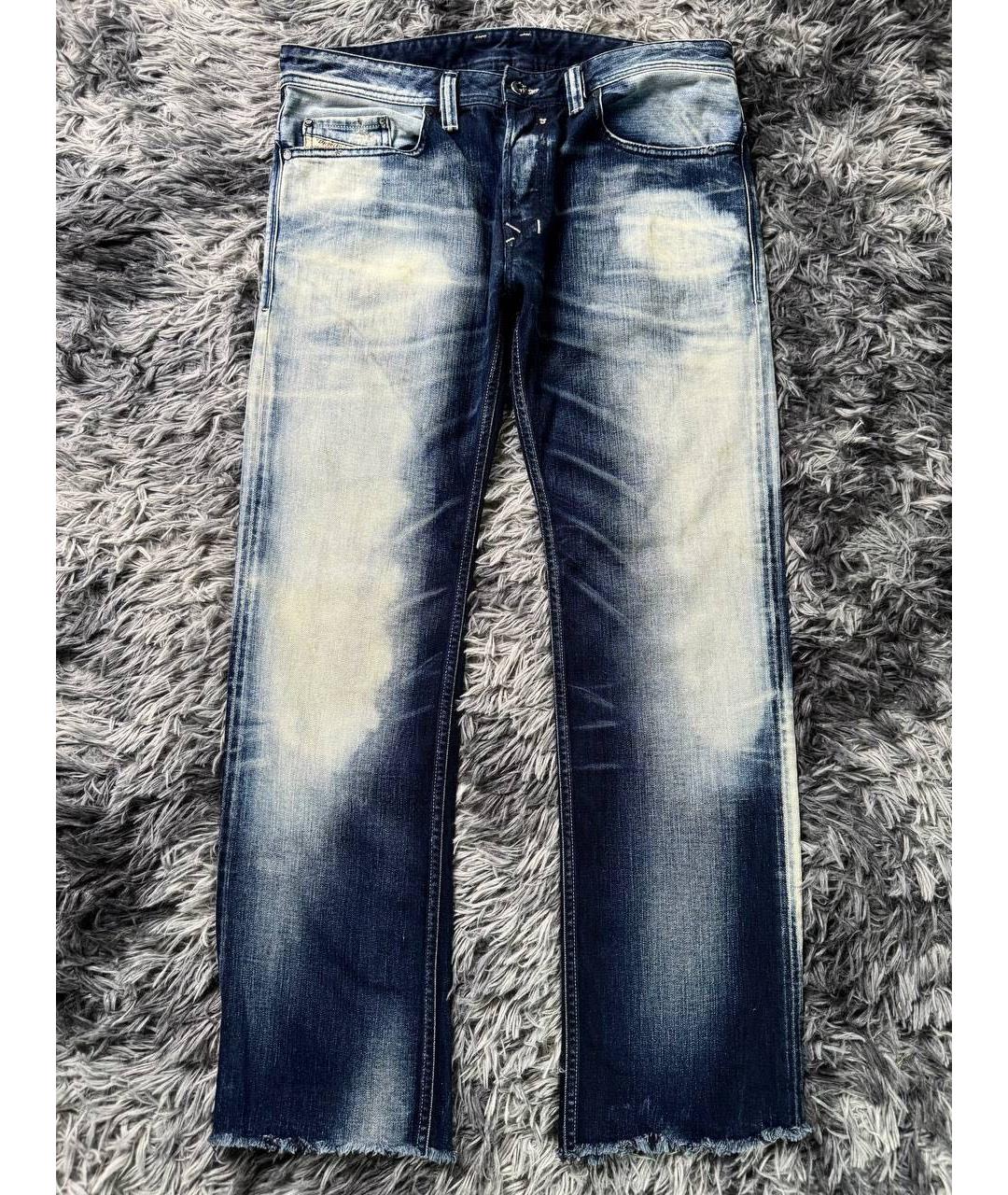 DIESEL Синие хлопковые джинсы скинни, фото 8