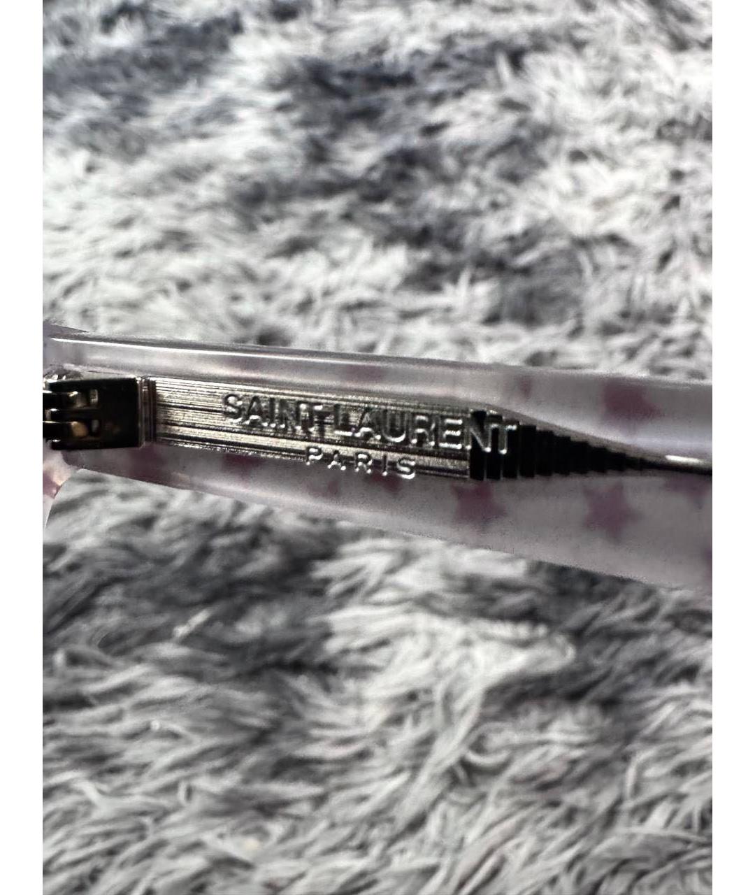 SAINT LAURENT Мульти пластиковые солнцезащитные очки, фото 4