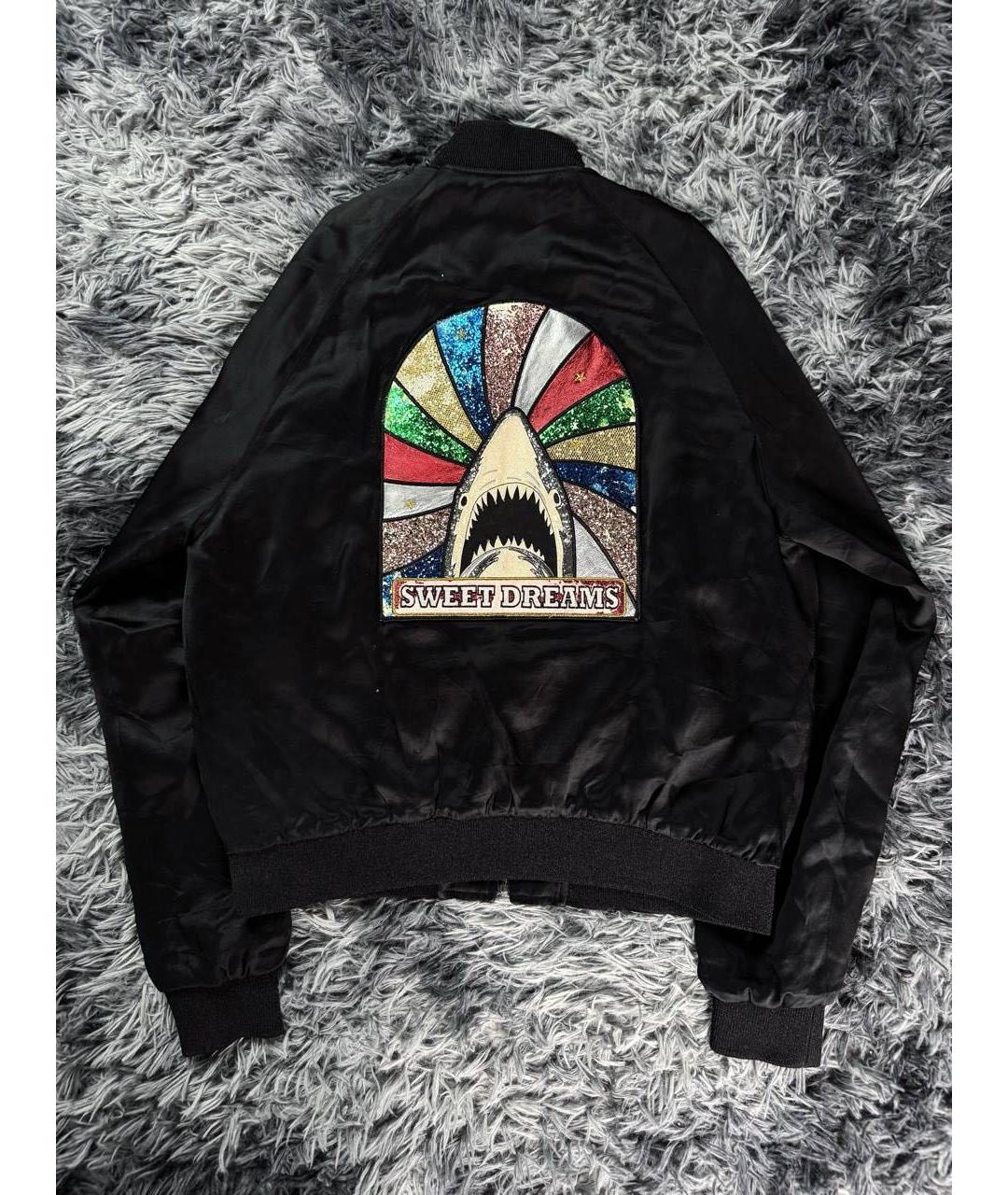 SAINT LAURENT Черная хлопковая куртка, фото 2