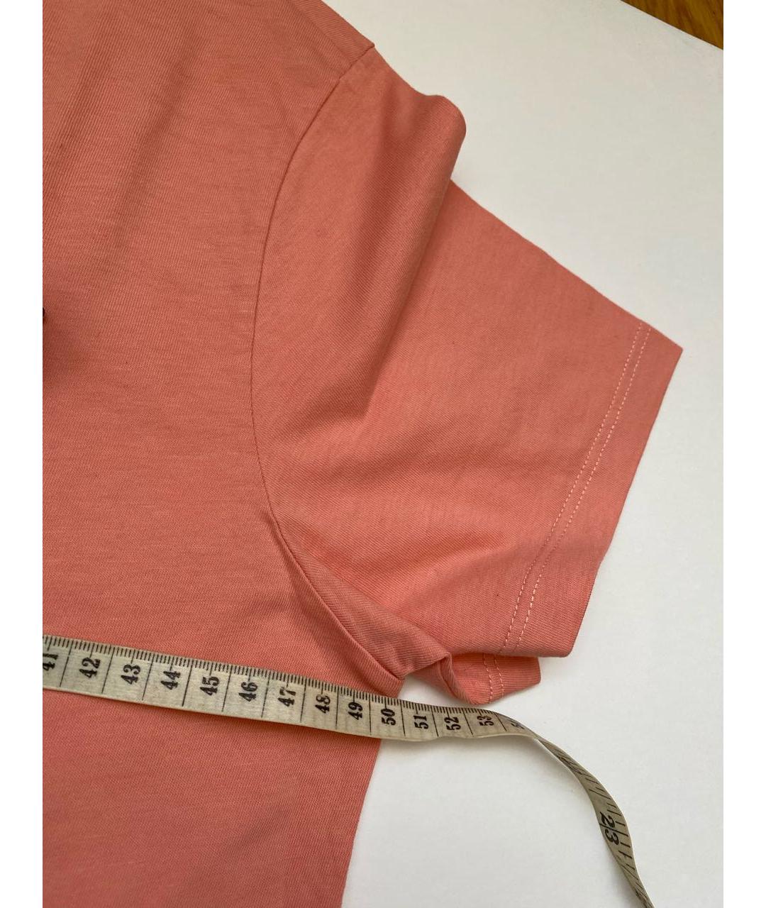 ETRO Розовая хлопковая футболка, фото 4