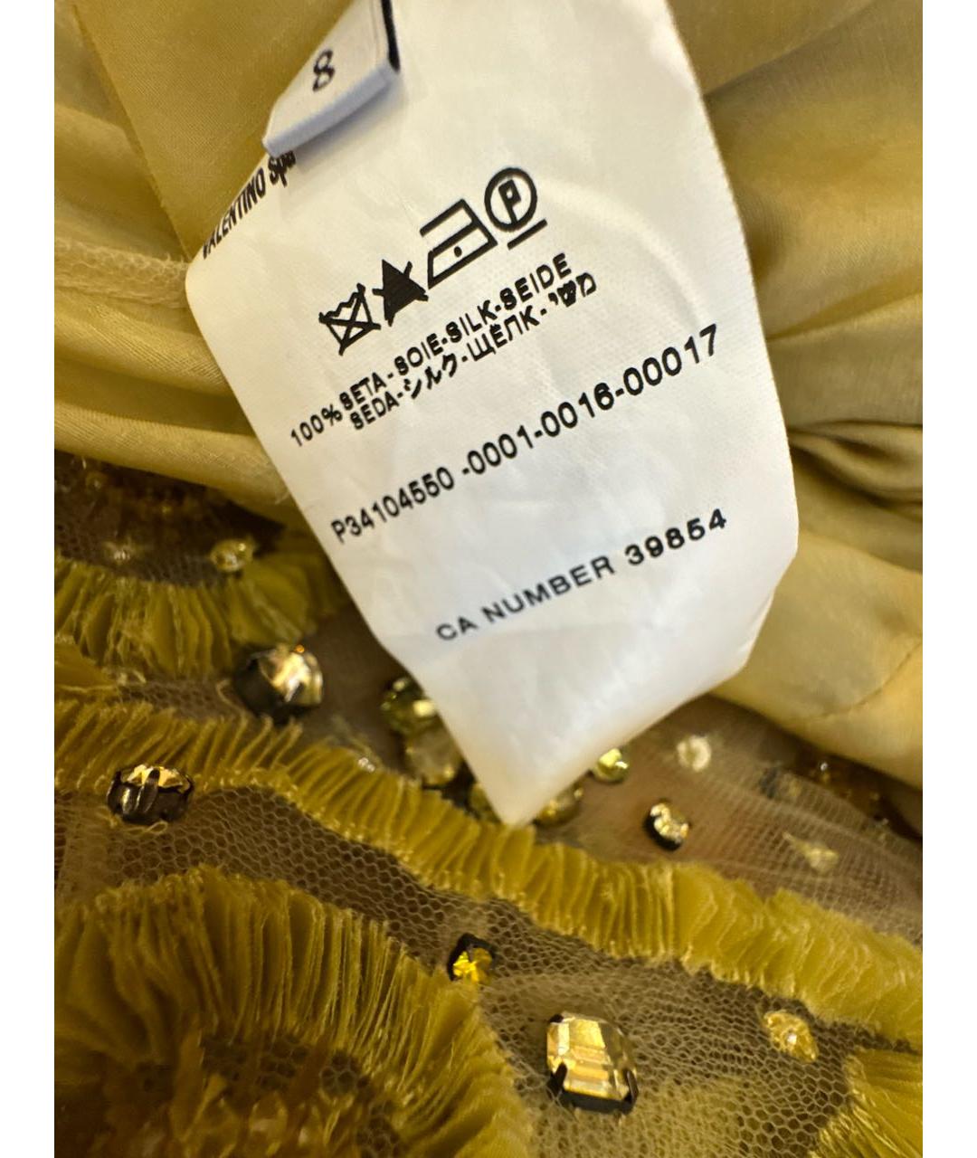 VALENTINO Шелковое вечернее платье, фото 7
