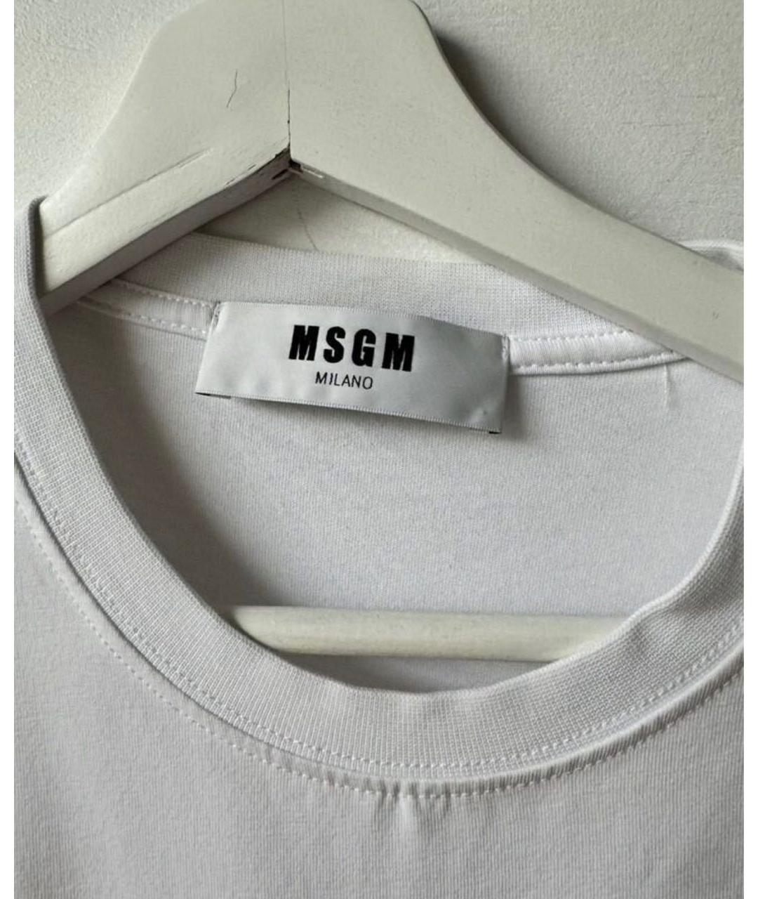 PRADA Белая хлопковая футболка, фото 4