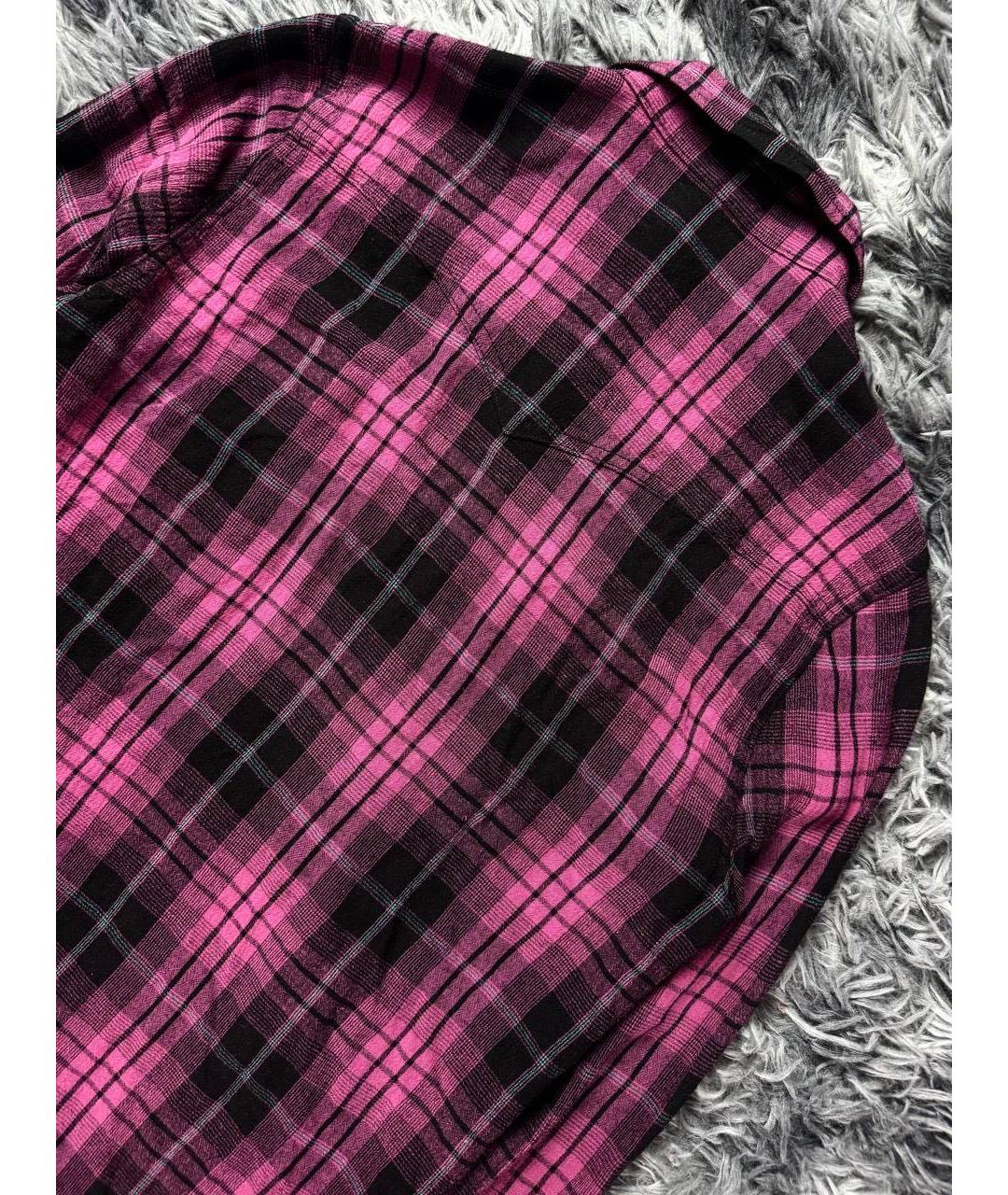 SAINT LAURENT Розовая хлопковая рубашка, фото 3